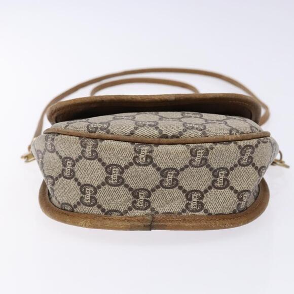 GUCCI GG Plus Supreme Shoulder Bag Pvc Beige Gold - Picture 9 of 13